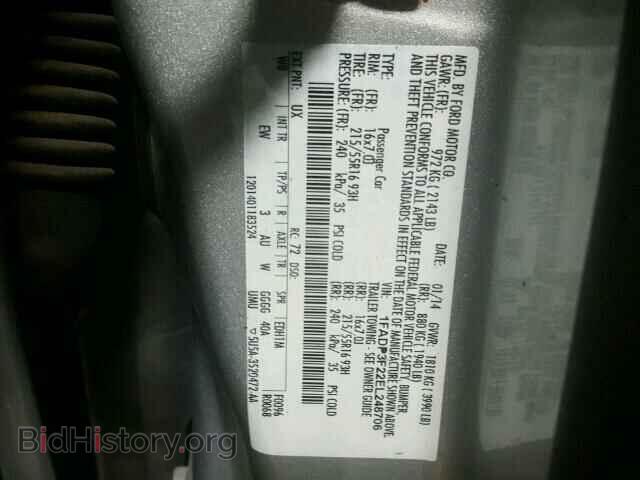2014 FORD FOCUS - VIN: 1FADP3F22EL248706 - Photo 10