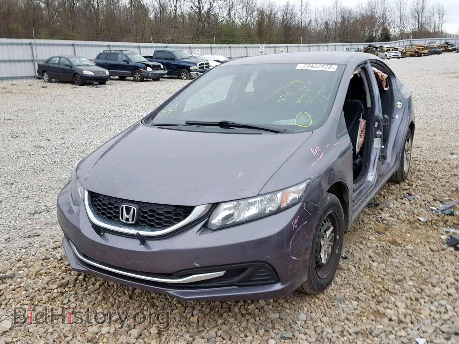 2015 HONDA CIVIC LX - VIN: 19XFB2F53FE097407 - Фото 2