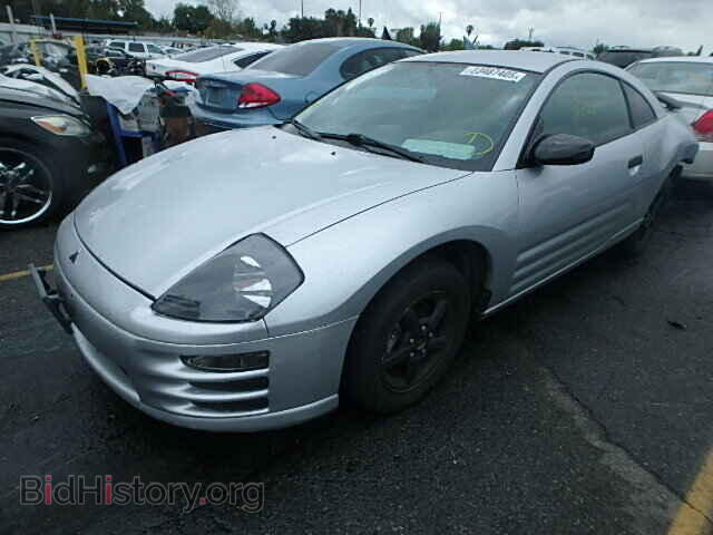 2002 MITSUBISHI ECLIPSE - VIN: 4A3AC34G02E005643 - Фото 2