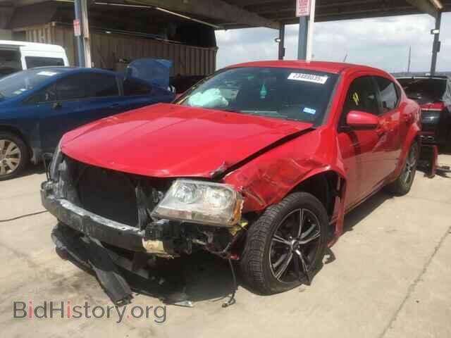 2013 DODGE AVENGER - VIN: 1C3CDZCB2DN596244 - Фото 2