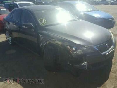 2010 Lexus IS350, черный — VIN JTHBE5C26A5024438, Copart
