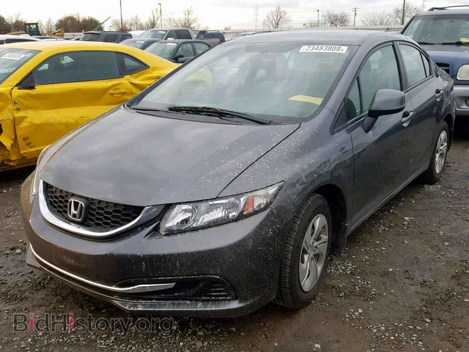 2013 HONDA CIVIC LX - VIN: 19XFB2E59DE065446 - Фото 2