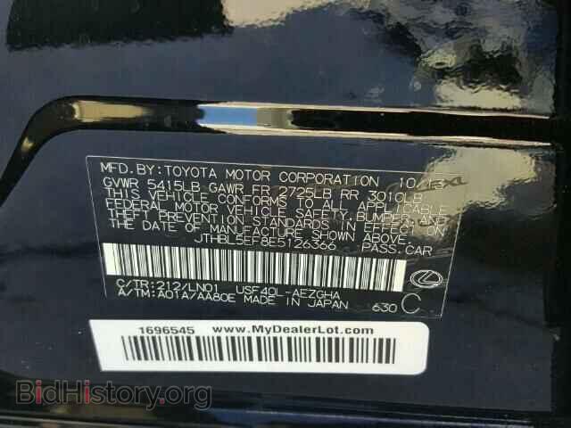 2014 LEXUS LS460 - VIN: JTHBL5EF8E5126366 - Photo 10