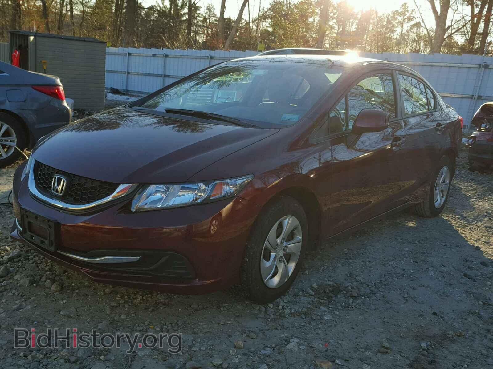2013 HONDA CIVIC - VIN: 2HGFB2F55DH581498 - Фото 2