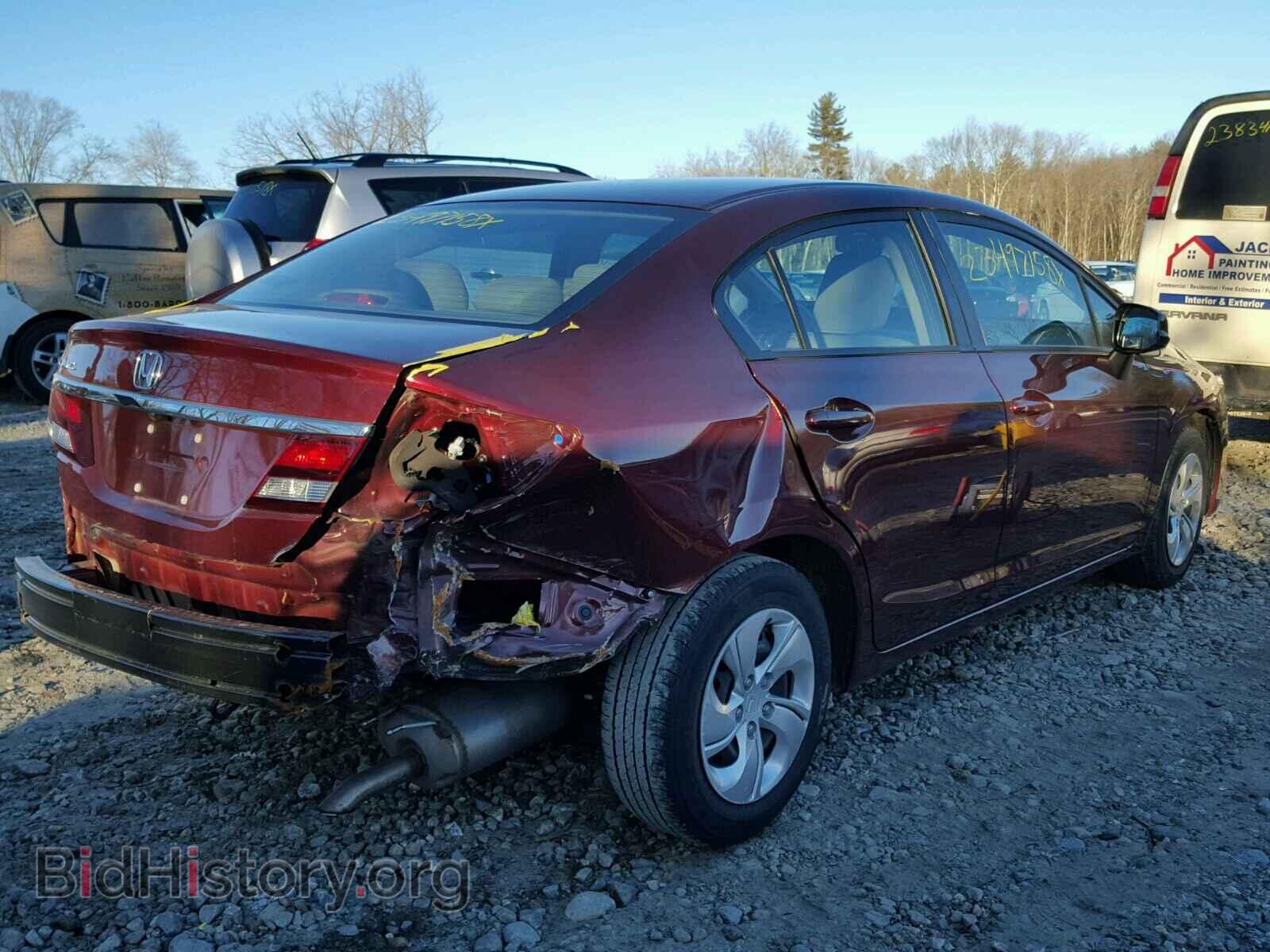 2013 HONDA CIVIC - VIN: 2HGFB2F55DH581498 - Фото 4