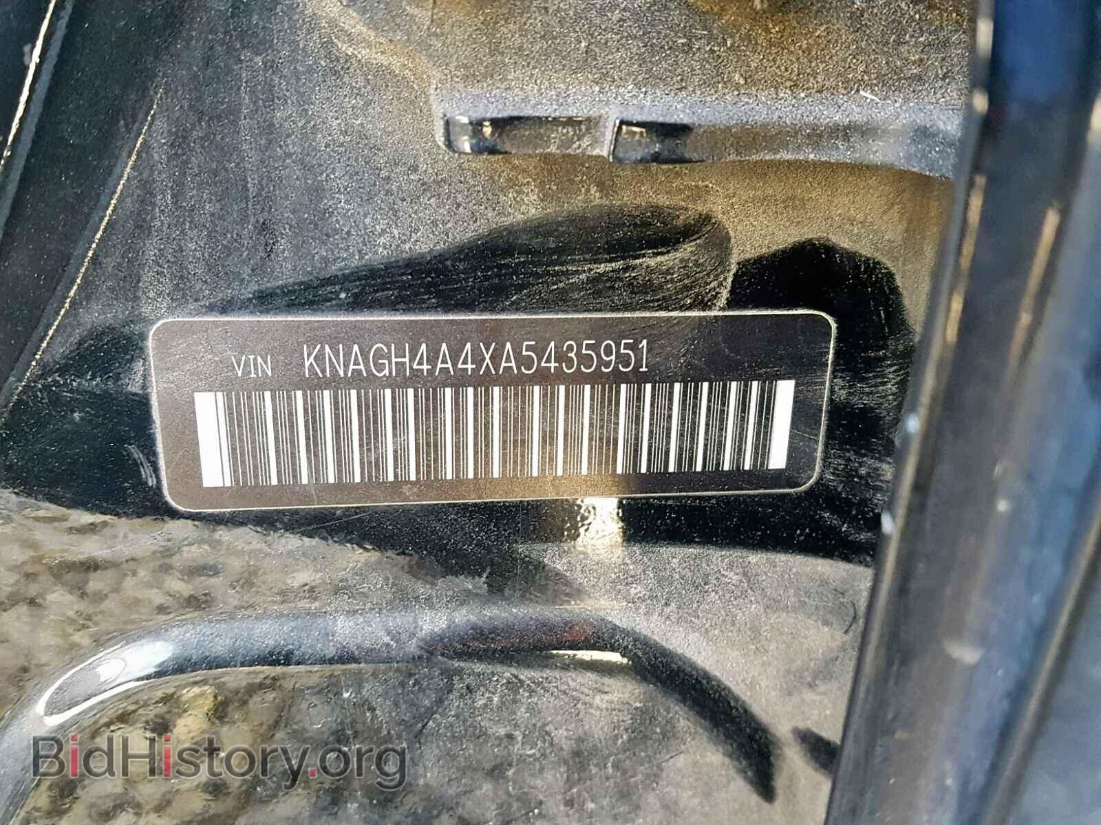 2010 KIA OPTIMA - VIN: KNAGH4A4XA5435951 - Фото 10