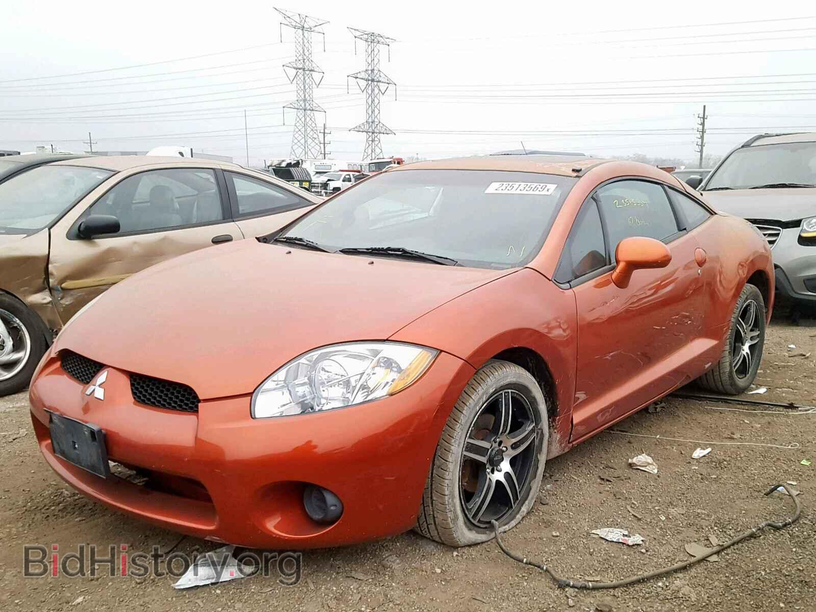 2006 MITSUBISHI ECLIPSE - VIN: 4A3AK24F86E029151 - Фото 2