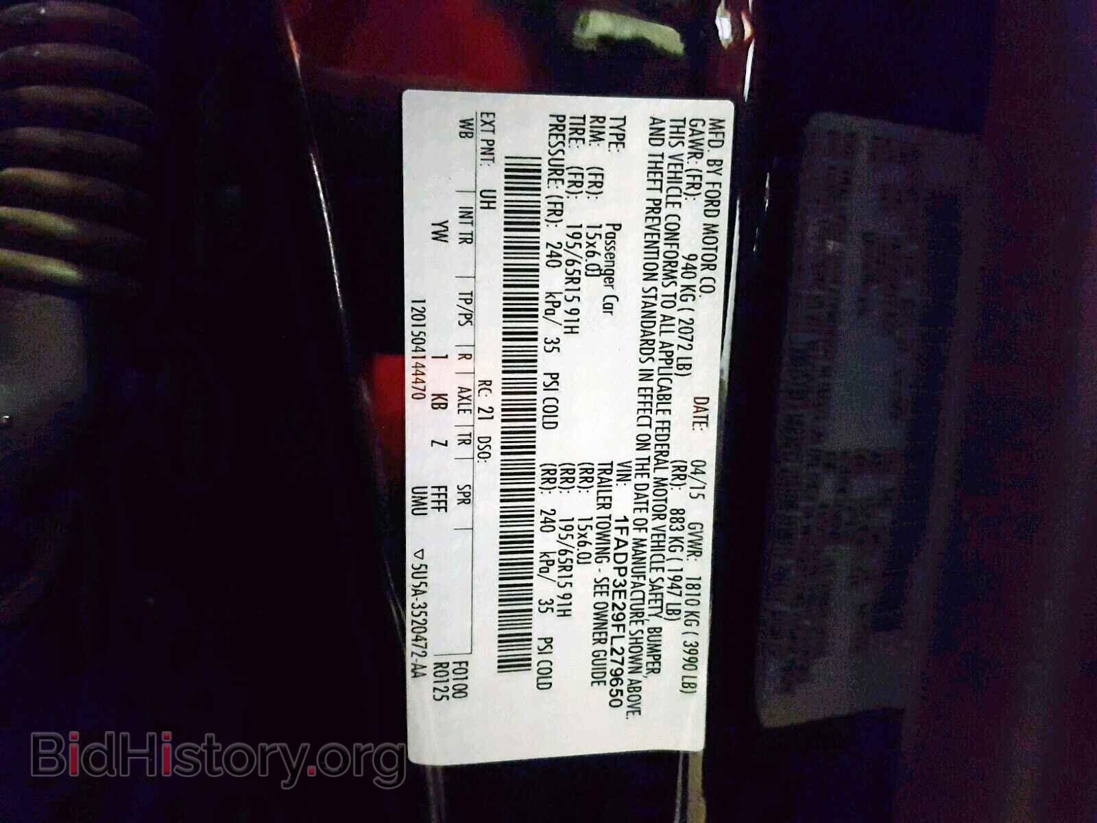 2015 FORD FOCUS - VIN: 1FADP3E29FL279650 - Photo 10