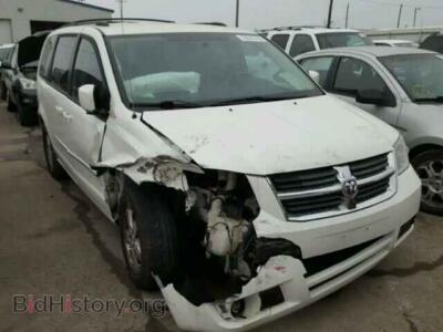 2010 Dodge CARAVAN Grand Cara, white — VIN 2D4RN5D13AR118675, Copart