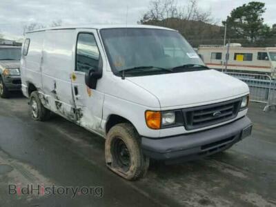 2007 Ford ECONOLINE, белый — VIN 1FTNE24W77DA66193, Copart
