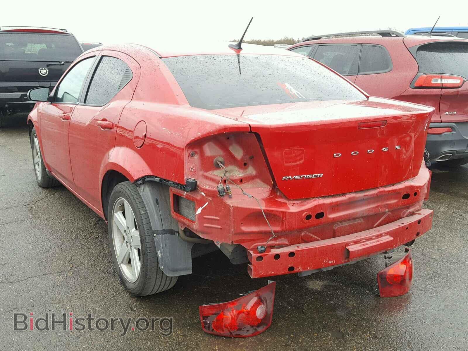 2013 DODGE AVENGER - VIN: 1C3CDZAB3DN593887 - Фото 3