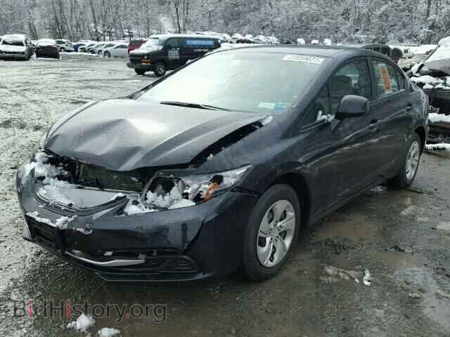 2013 HONDA CIVIC - VIN: 2HGFB2F58DH557552 - Фото 2