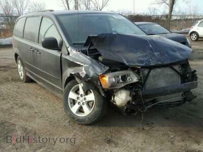 2014 Dodge CARAVAN Grand Cara, black — VIN 2C4RDGBG4ER456983, Copart