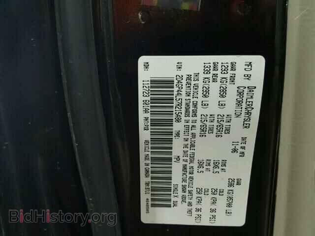 2007 DODGE CARAVAN - VIN: 2D4GP44L57R215480 - Фото 10