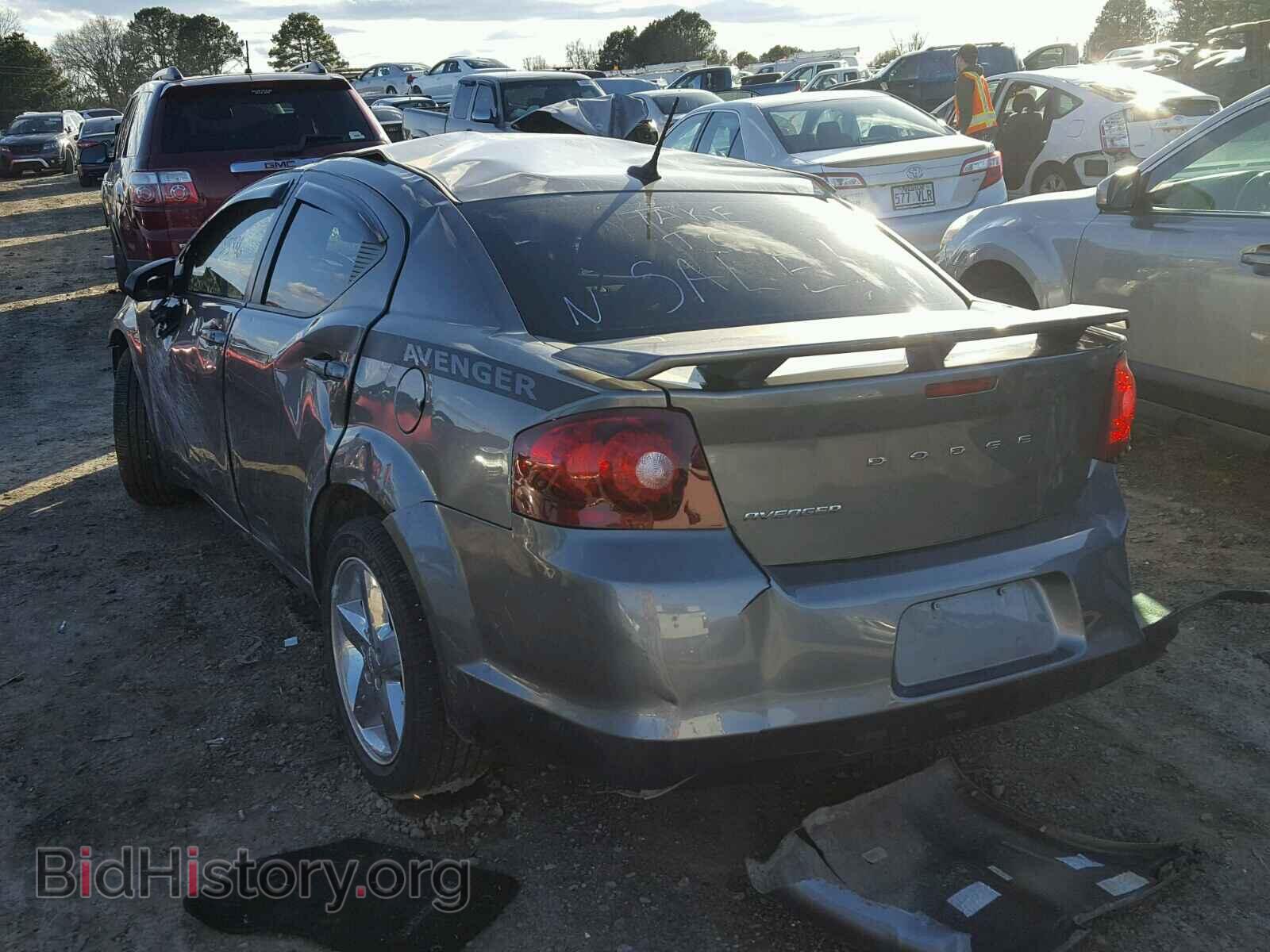 2013 DODGE AVENGER - VIN: 1C3CDZAB1DN731023 - Фото 3