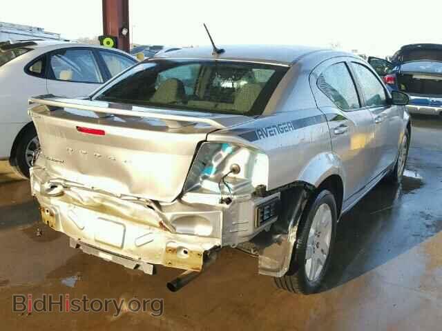 2013 DODGE AVENGER - VIN: 1C3CDZAB5DN730814 - Фото 4