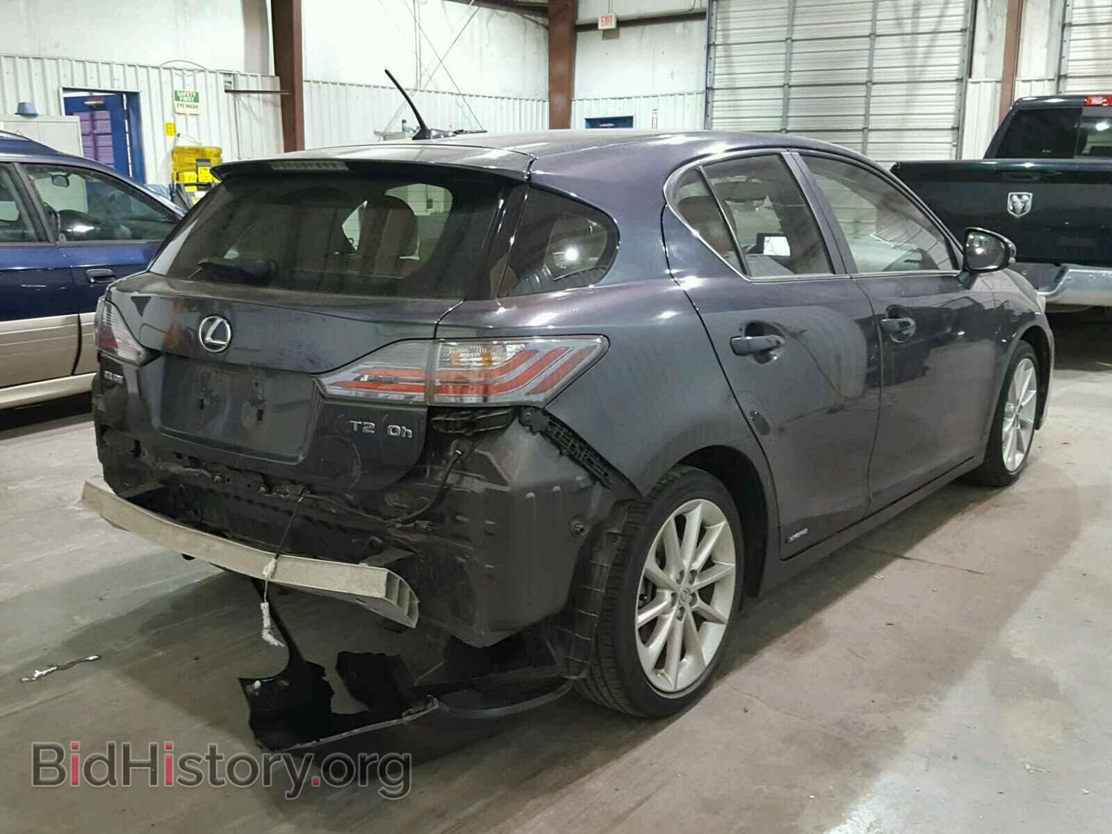 2011 LEXUS CT 200 - VIN: JTHKD5BH6B2031403 - Фото 4