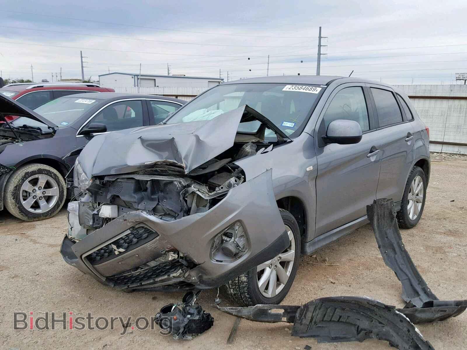 2014 MITSUBISHI OUTLANDER - VIN: 4A4AP3AUXEE016129 - Фото 2