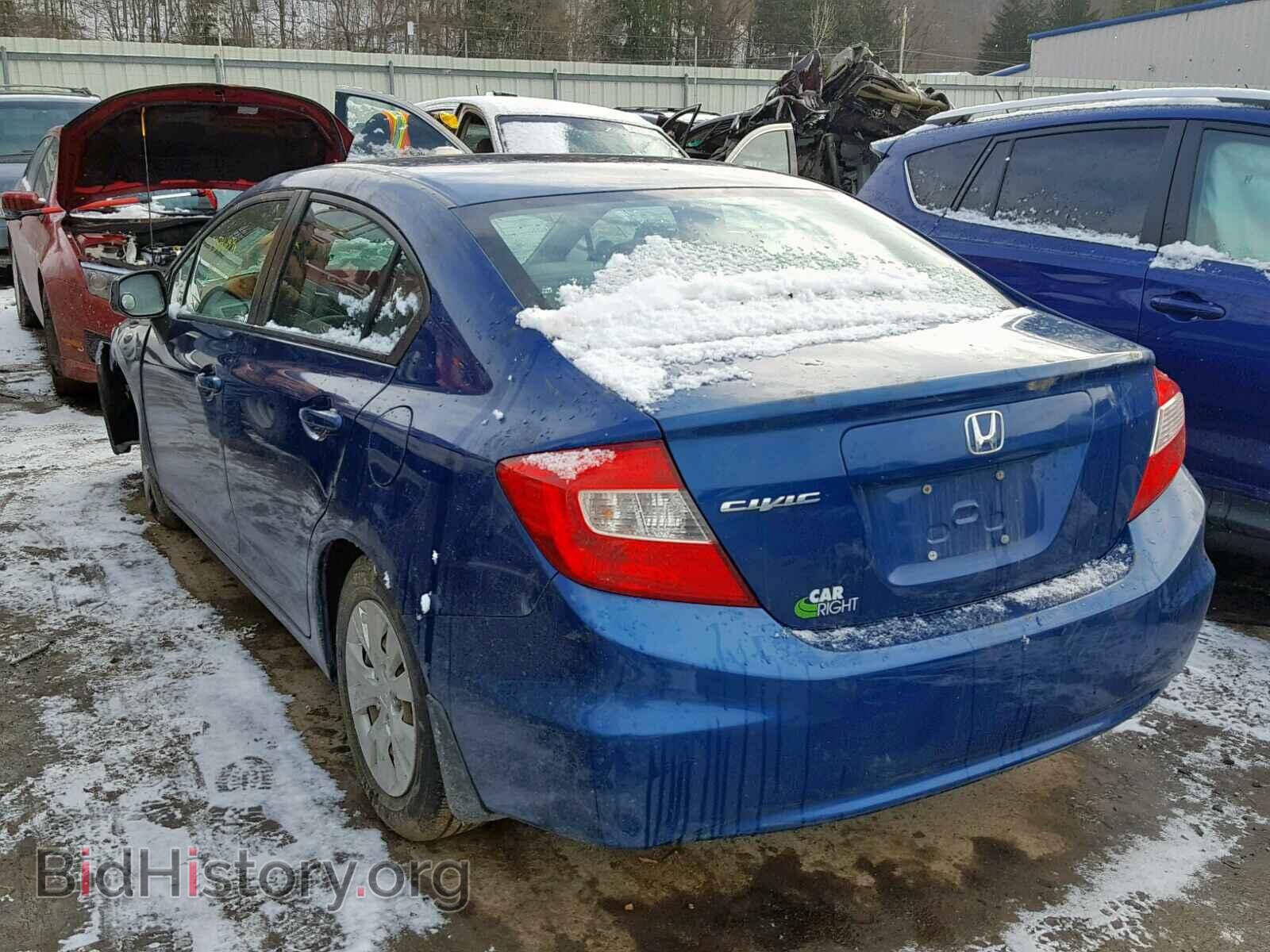 2012 HONDA CIVIC LX - VIN: 19XFB2F52CE314344 - Фото 3