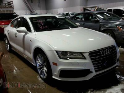 2012 Audi A7 A7 Prestig, white — VIN WAU2GAFC2CN082121, Copart