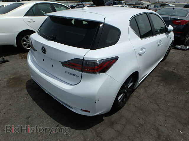 2013 LEXUS CT 200 - VIN: JTHKD5BH9D2149352 - Фото 4