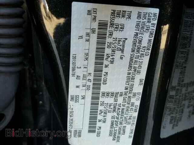 2015 FORD FOCUS - VIN: 1FADP3F20FL339958 - Фото 10