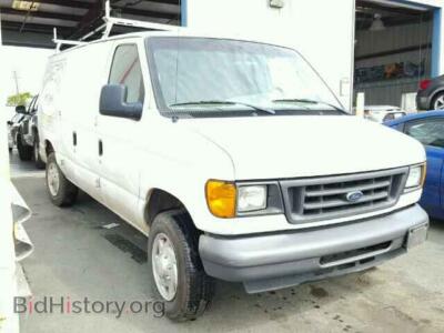 2007 Ford ECONOLINE, белый — VIN 1FTNE14W67DA85084, Copart