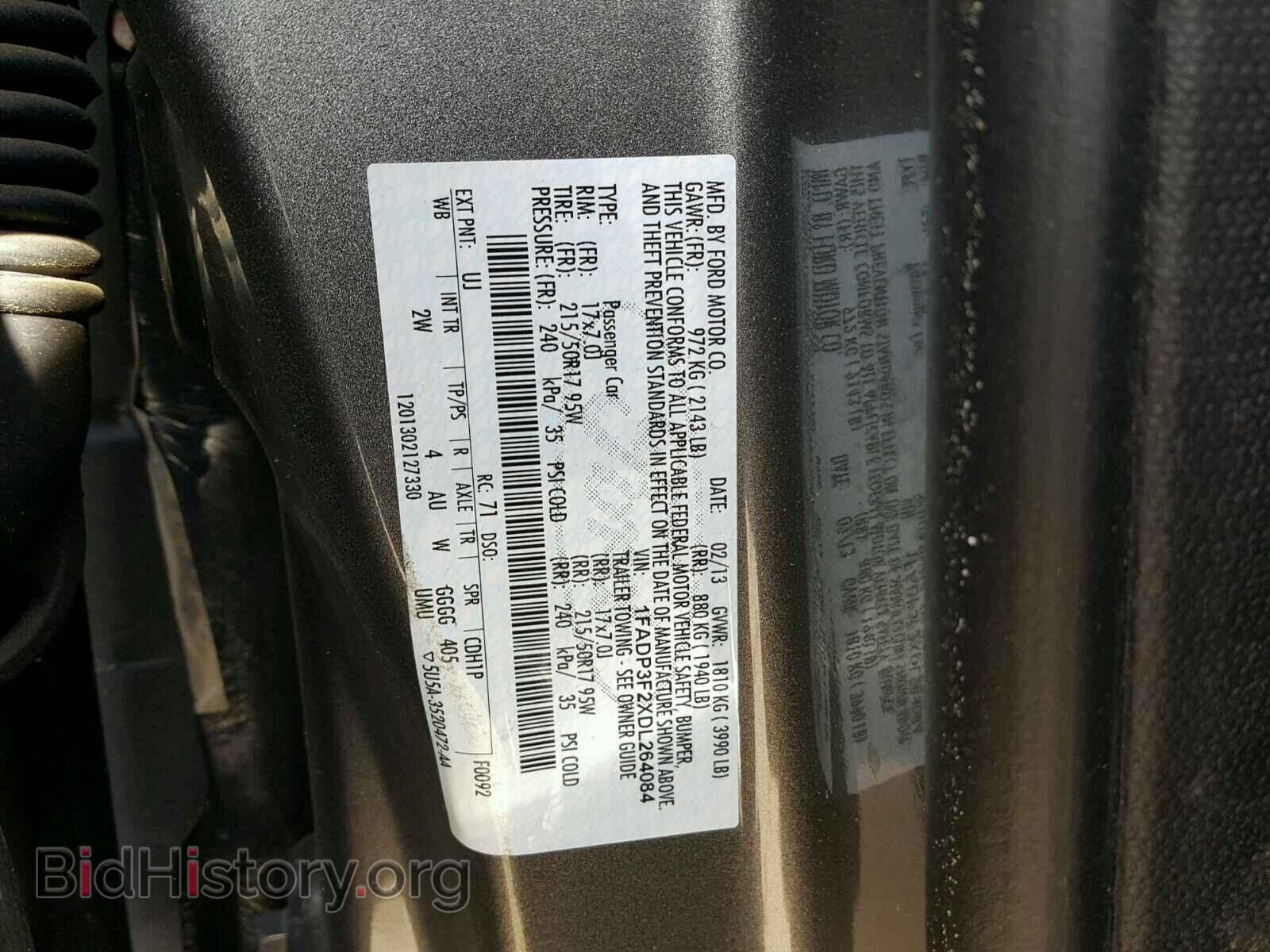 2013 FORD FOCUS - VIN: 1FADP3F2XDL264084 - Photo 10