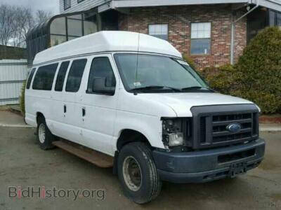 2010 Ford ECONOLINE, white — VIN 1FTNS2EW6ADA38111, Copart