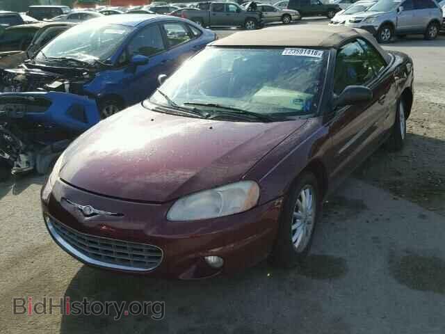 2001 CHRYSLER SEBRING - VIN: 1C3EL55U81N697741 - Фото 2