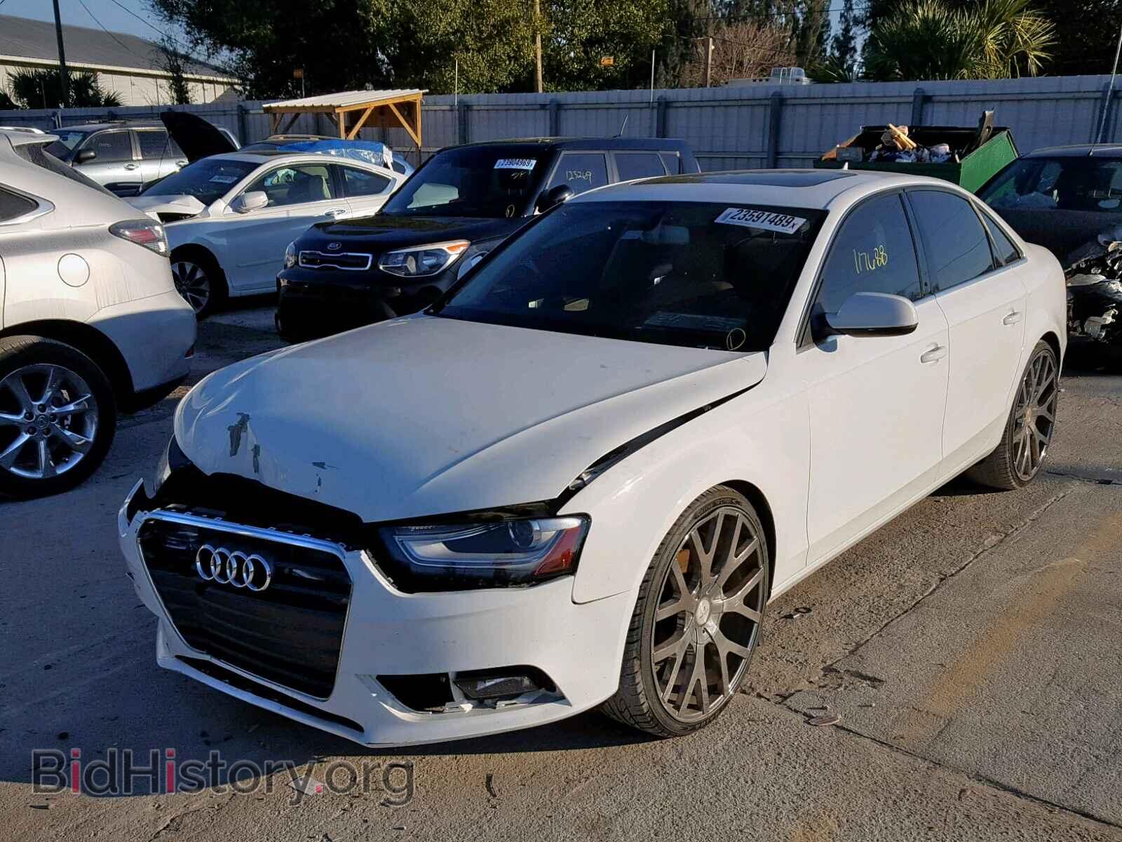 2013 AUDI A4 - VIN: WAUAFAFL5DA120982 - Фото 2