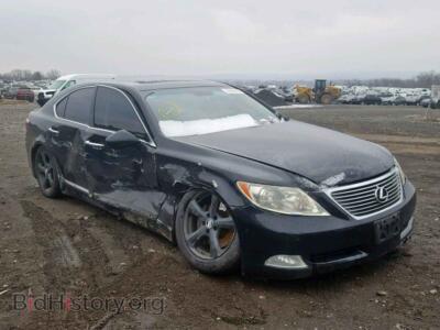2007 Lexus LS460 LS 460, черный — VIN JTHBL46FX75048314, Copart
