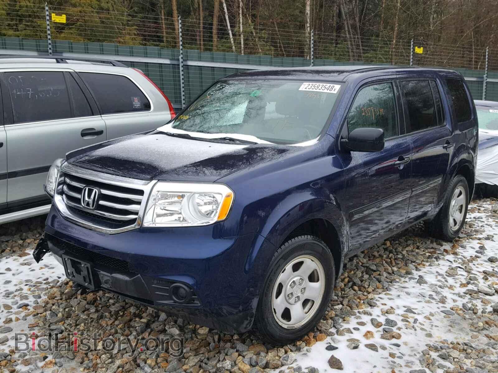 2014 HONDA PILOT - VIN: 5FNYF4H21EB009992 - Фото 2