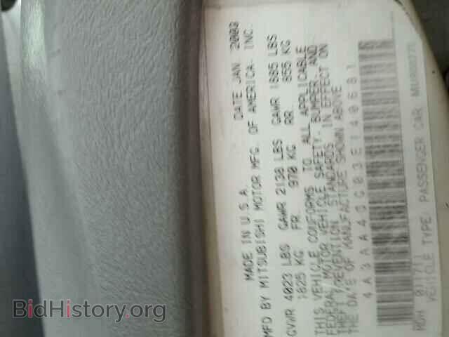 2003 MITSUBISHI GALANT - VIN: 4A3AA46G03E140681 - Фото 10