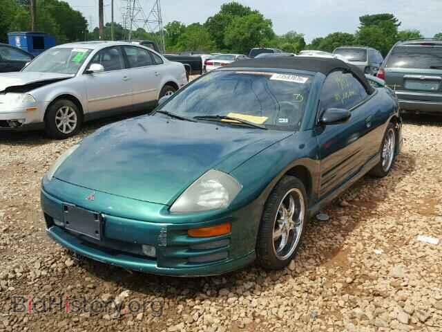2001 MITSUBISHI ECLIPSE - VIN: 4A3AE85H61E177334 - Фото 2