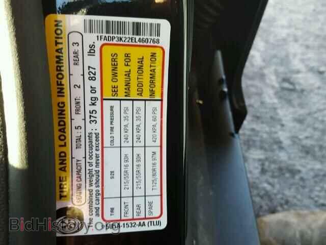 2014 FORD FOCUS - VIN: 1FADP3K22EL460768 - Фото 10