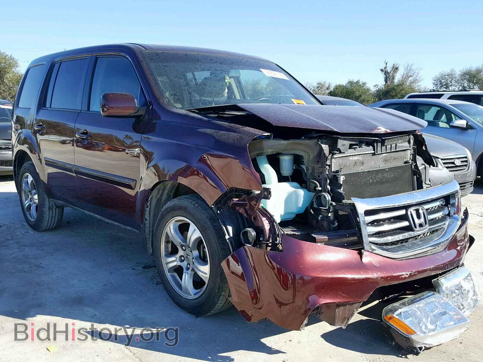 Photo 5FNYF3H59CB021972 - HONDA PILOT EXL 2012