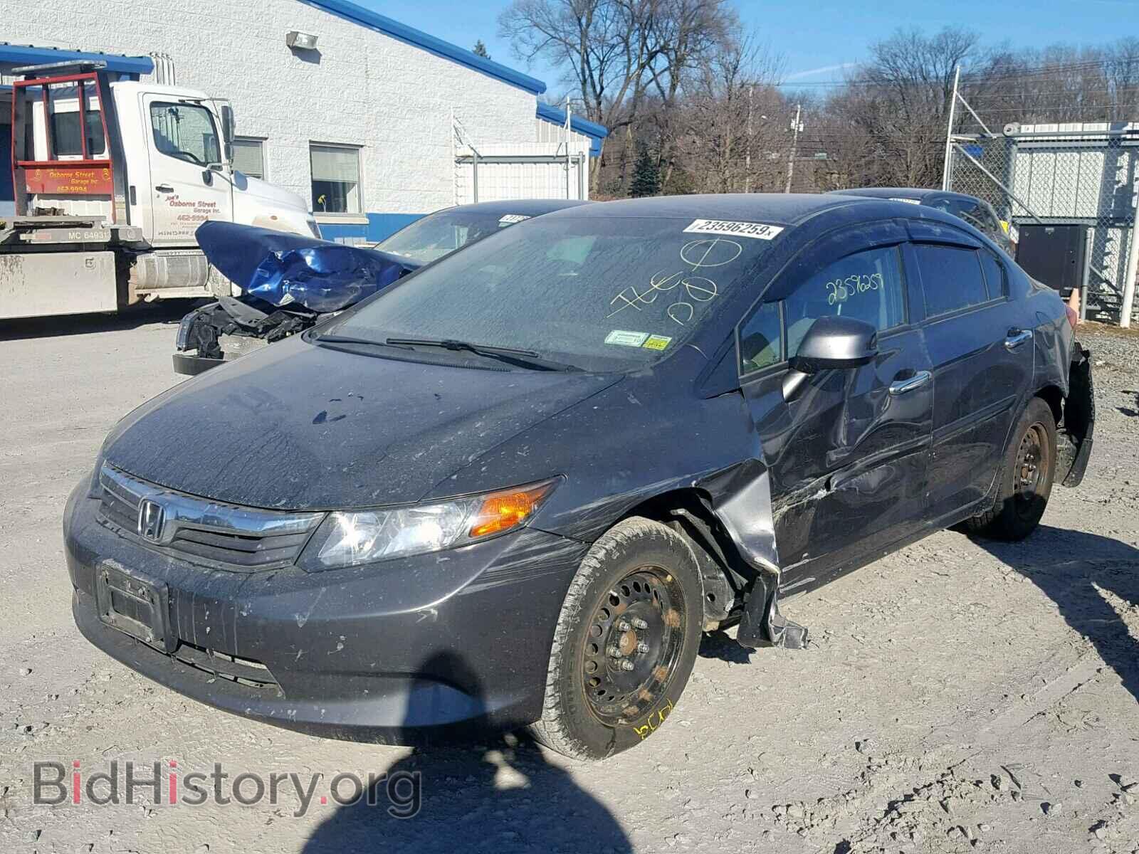 2012 HONDA CIVIC LX - VIN: 2HGFB2E50CH501735 - Фото 2