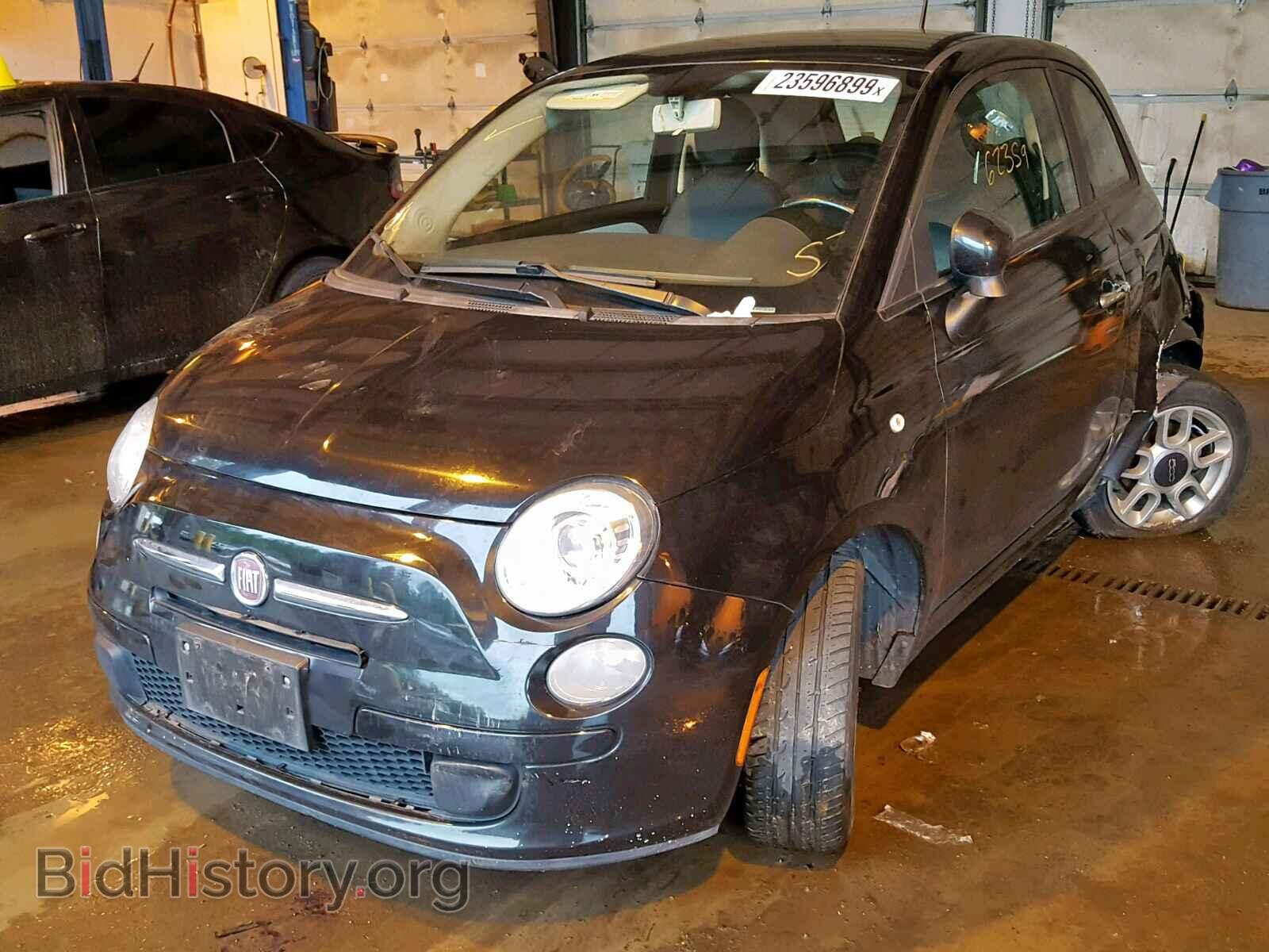 2013 FIAT 500 - VIN: 3C3CFFARXDT548418 - Фото 2