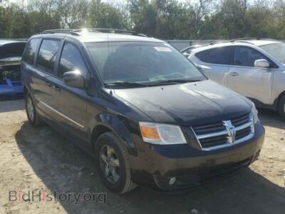2010 Dodge CARAVAN Grand Cara, black — VIN 2D4RN5D1XAR117832, Copart
