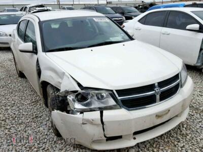 2010 Dodge AVENGER Avenger EX, белый — VIN 1B3CC1FB8AN230409, Copart