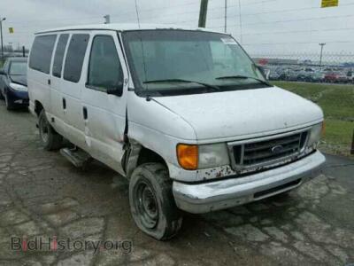 2007 Ford ECONOLINE, белый — VIN 1FBNE31L17DA75590, Copart