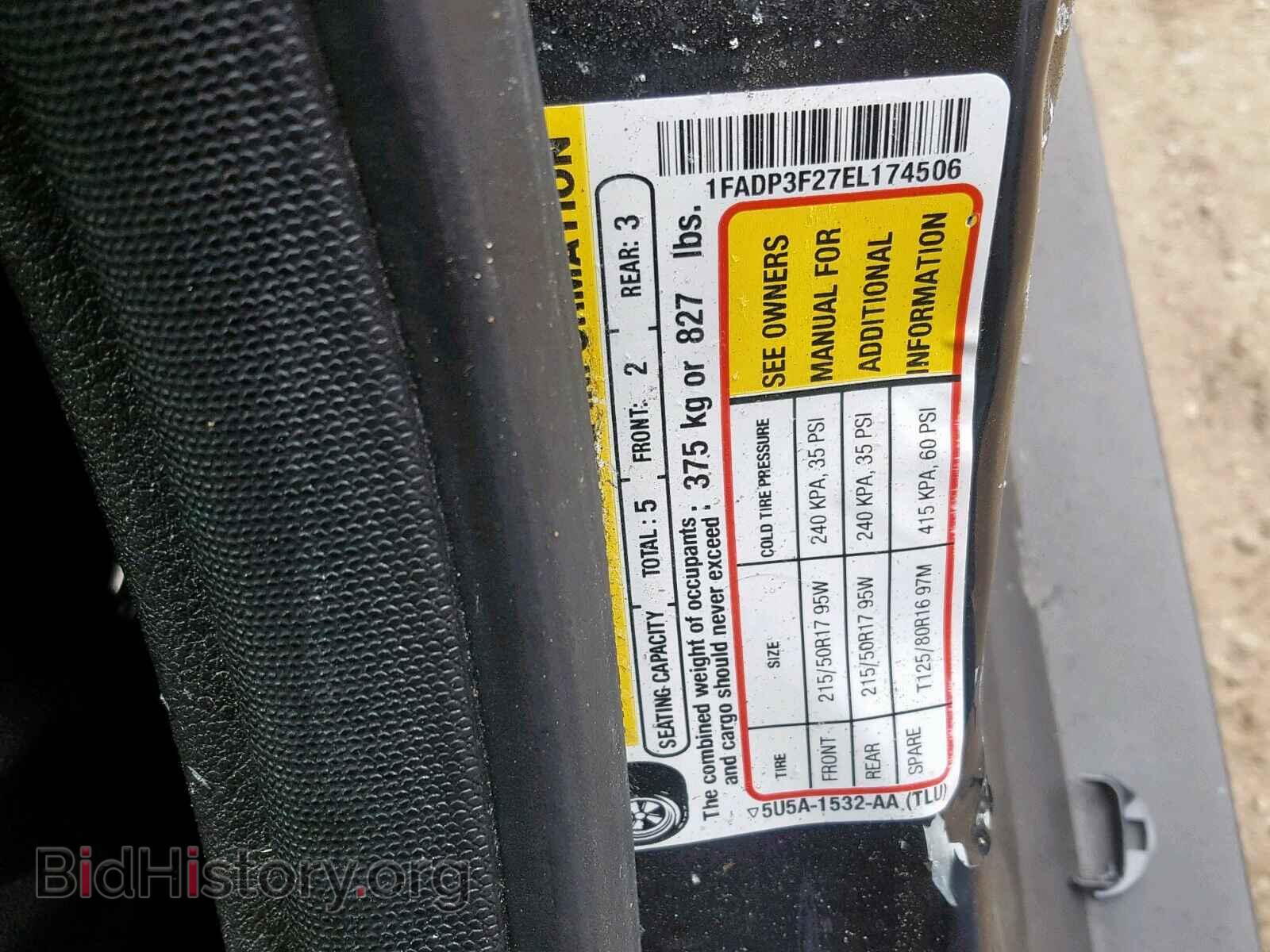 2014 FORD FOCUS - VIN: 1FADP3F27EL174506 - Photo 10