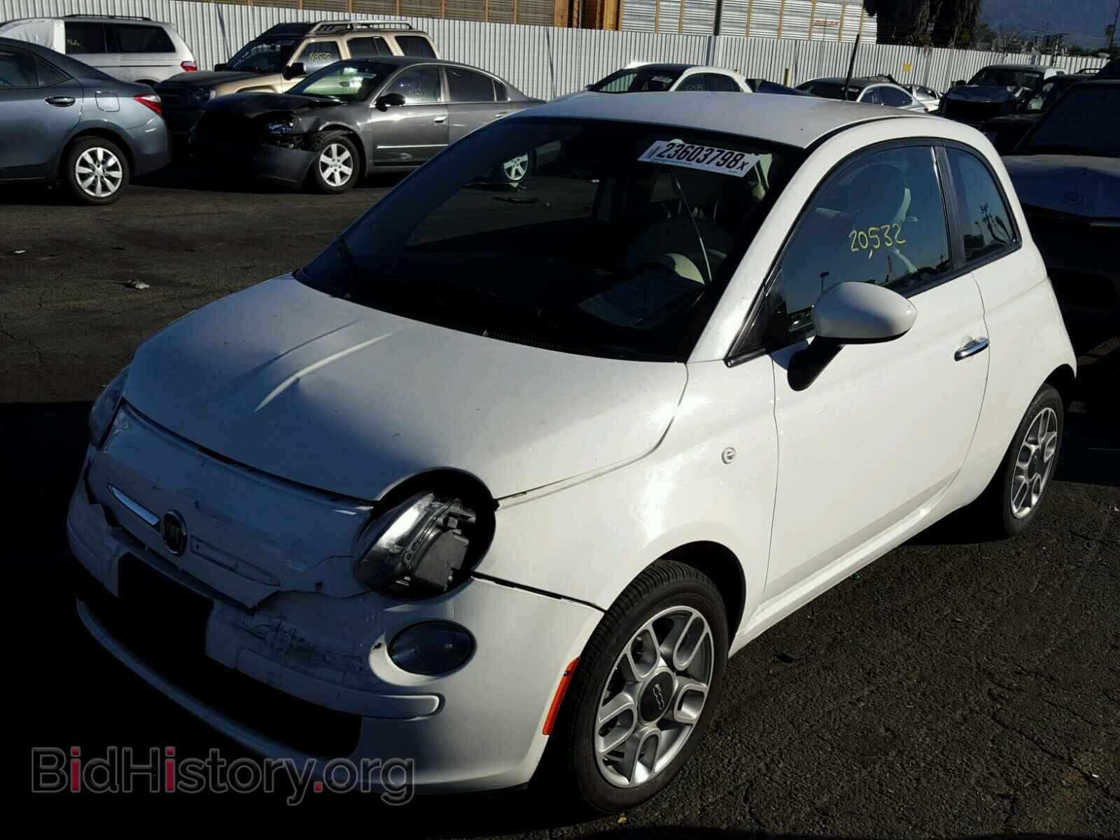 2015 FIAT 500 - VIN: 3C3CFFAR2FT508787 - Фото 2