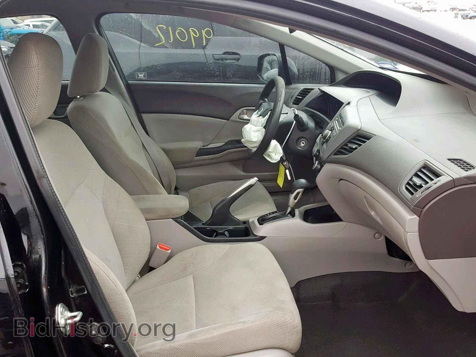 2012 HONDA CIVIC LX - VIN: 2HGFB2F57CH594932 - Фото 5
