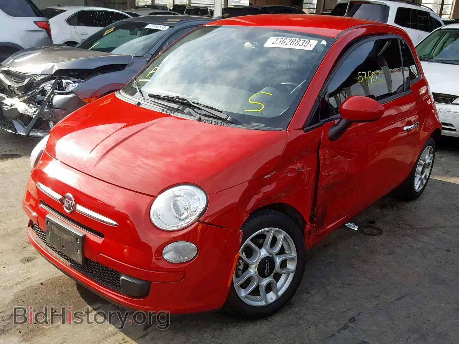 2015 FIAT 500 - VIN: 3C3CFFAR5FT678156 - Фото 2