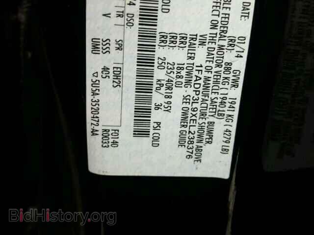 2014 FORD FOCUS - VIN: 1FADP3L9XEL238376 - Photo 10