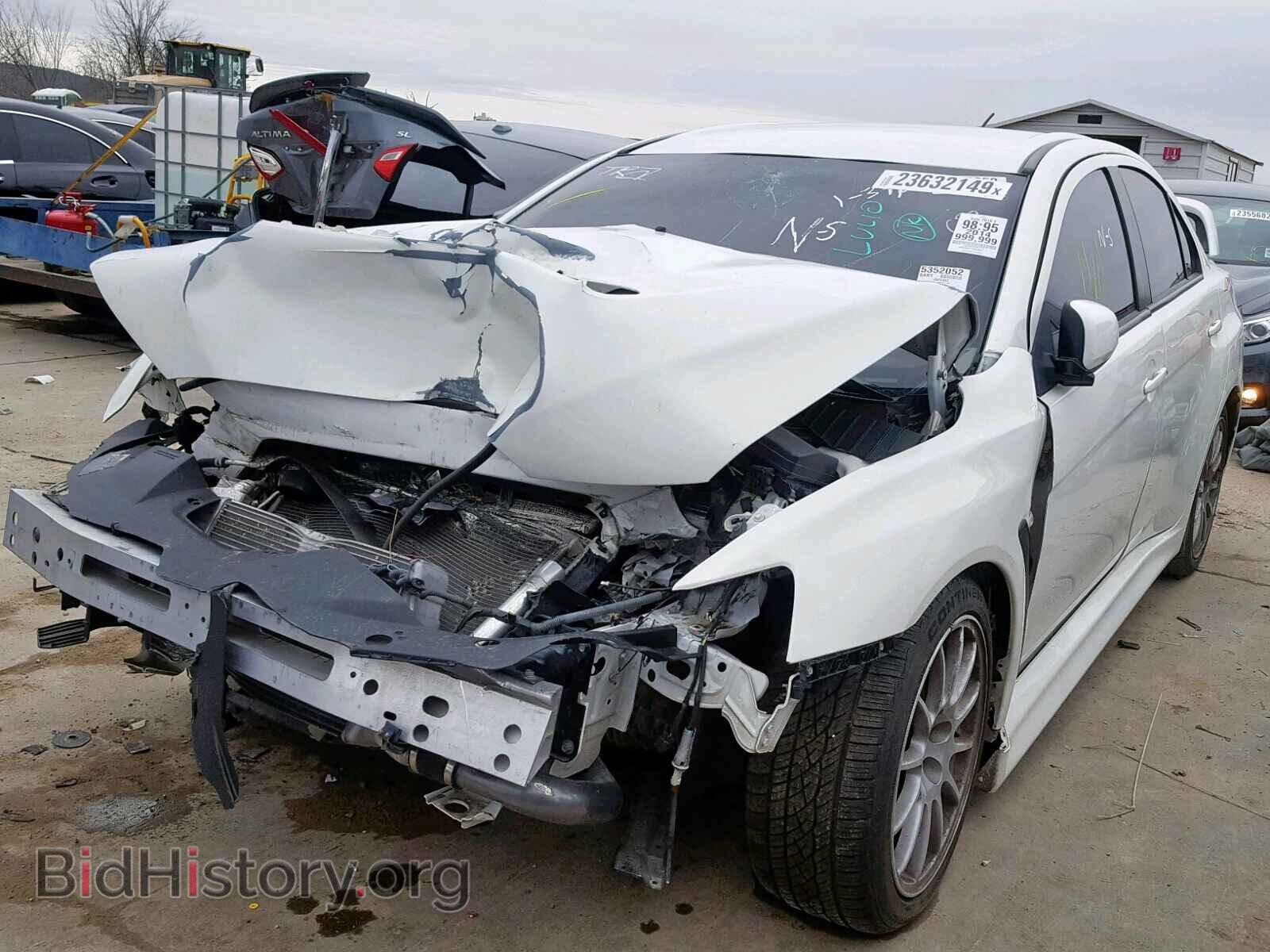 2014 MITSUBISHI EVO - VIN: JA32W8FV8EU011576 - Фото 2