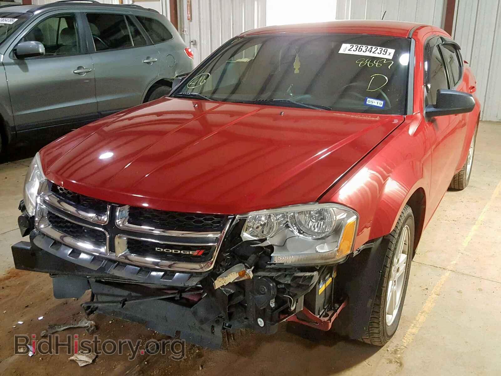 2013 DODGE AVENGER - VIN: 1C3CDZAG4DN668883 - Фото 2