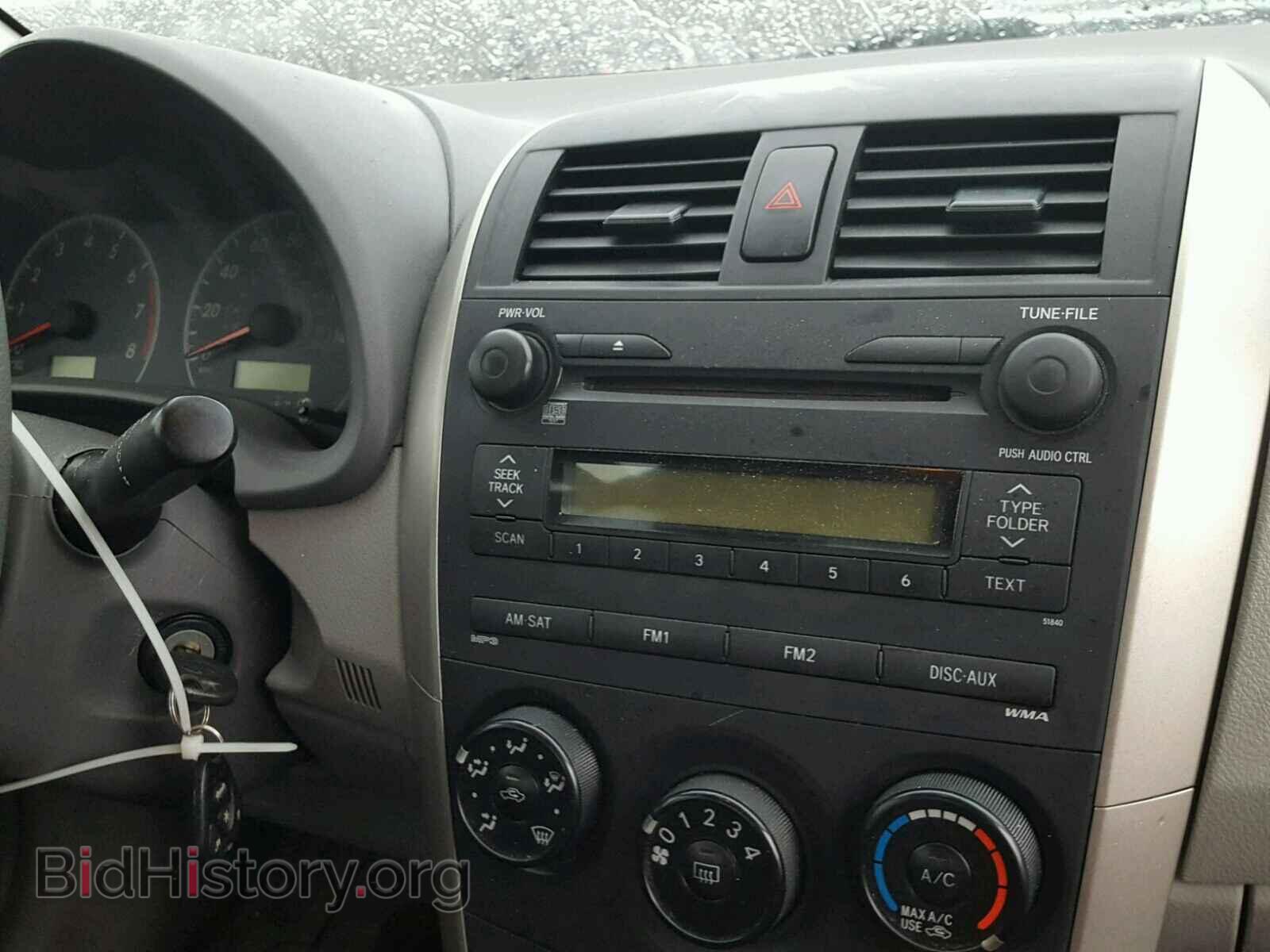 2009 TOYOTA COROLLA BA - VIN: JTDBL40E39J001721 - Фото 9